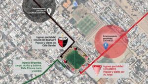 Operatvo de seguridad: Colon - Los Andes en Junín
